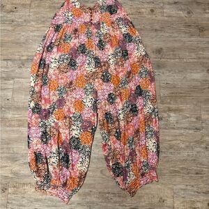 Anthropologie Multicolor Floral Jumpsuit